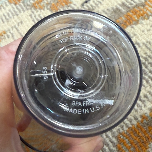 Smiley Face Emoji Expressions large plastic Tervis like Tumbler Made USA 22 oz - Picture 4 of 5